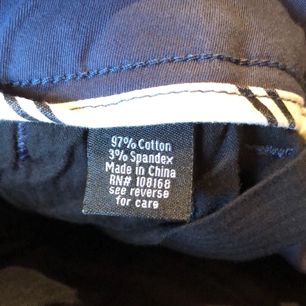 NWOT RSQ Mens New York slim straight chino pant in washed navy stretch 32x30 - Picture 8 of 8